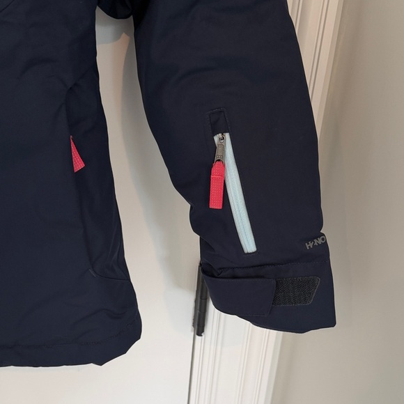 Patagonia Girls’ Powder Town Navy Blue Jacket, Small 7-8 - Picture 3 of 8